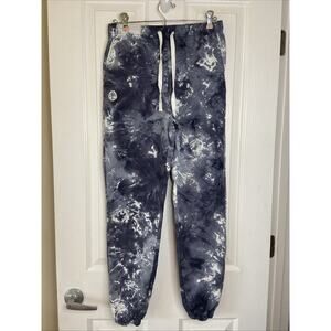 LIRX Tie Dye 100% Nylon Joggers Streetwear Activewear Pants Teen Mens Small
